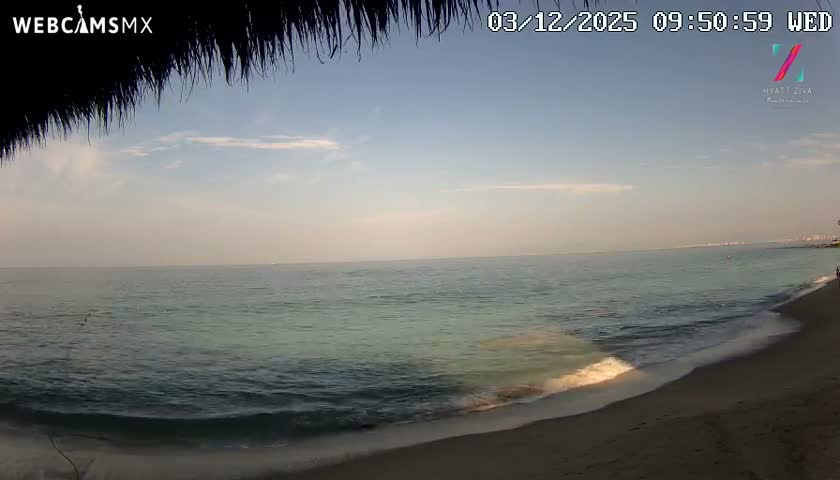 Hyatt Ziva, Playa Les Escates Beach Live Cam - Puerto Vallarta, Jalisco, Mexico
