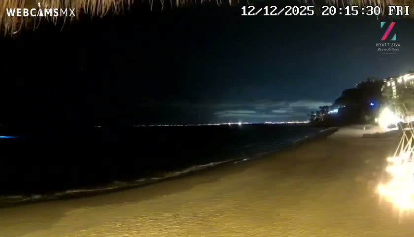Hyatt Ziva, Playa Les Escates Beach Live Cam - Puerto Vallarta, Jalisco, Mexico