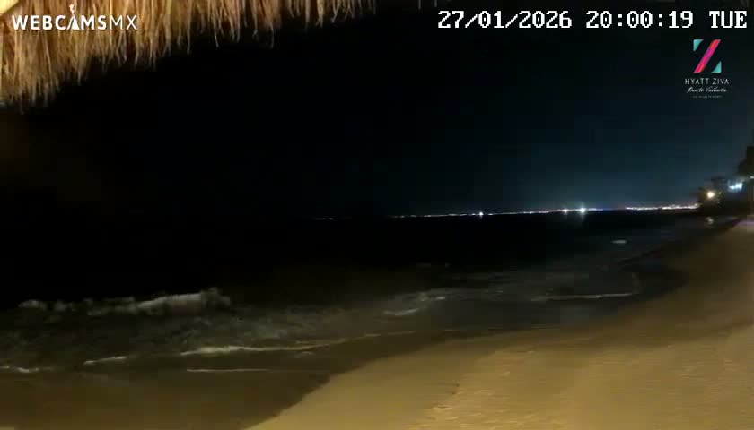 Hyatt Ziva, Playa Les Escates Beach Live Cam - Puerto Vallarta, Jalisco, Mexico