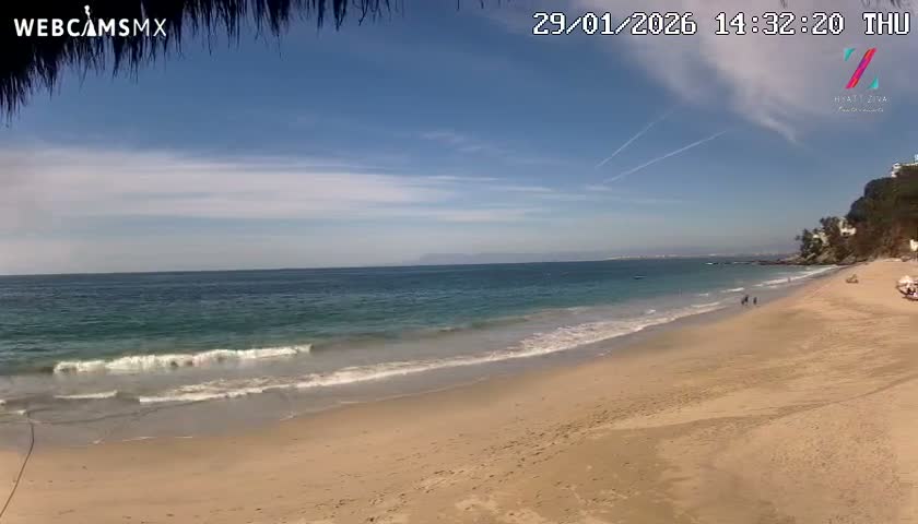 Hyatt Ziva, Playa Les Escates Beach Live Cam - Puerto Vallarta, Jalisco, Mexico