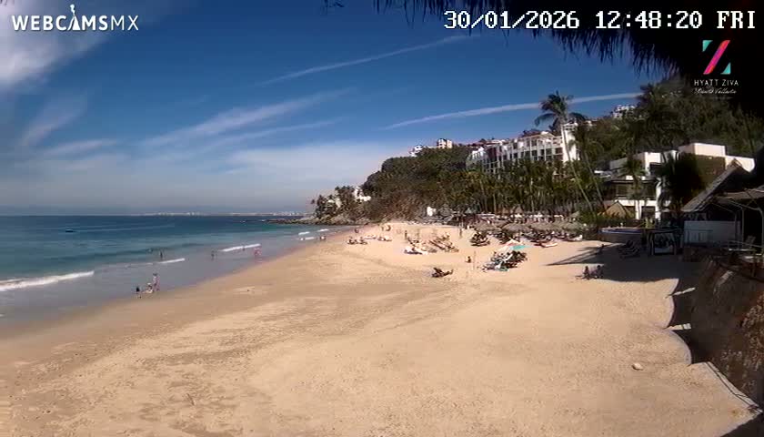 Hyatt Ziva, Playa Les Escates Beach Live Cam - Puerto Vallarta, Jalisco, Mexico