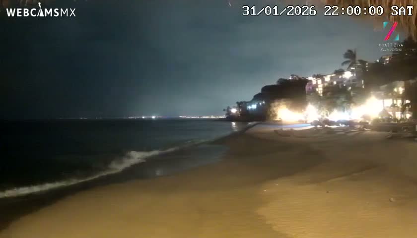 Hyatt Ziva, Playa Les Escates Beach Live Cam - Puerto Vallarta, Jalisco, Mexico