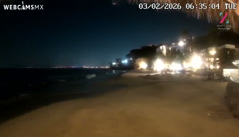 Hyatt Ziva, Playa Les Escates Beach Live Cam - Puerto Vallarta, Jalisco, Mexico