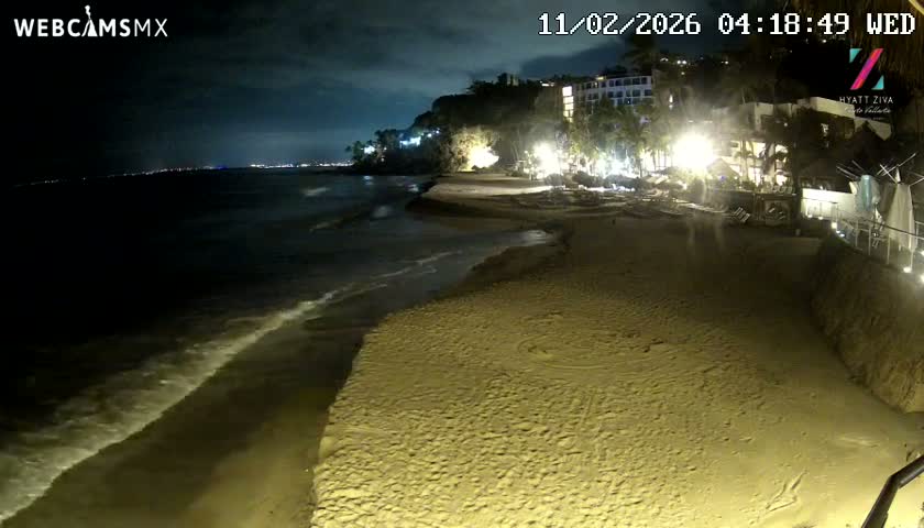 Hyatt Ziva, Playa Les Escates Beach Live Cam - Puerto Vallarta, Jalisco, Mexico