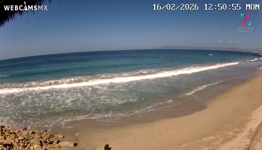 Hyatt Ziva, Playa Les Escates Beach Live Cam - Puerto Vallarta, Jalisco, Mexico