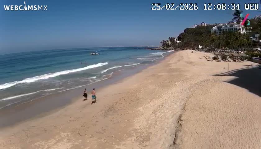 Hyatt Ziva, Playa Les Escates Beach Live Cam - Puerto Vallarta, Jalisco, Mexico