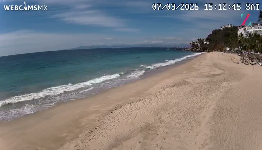 Hyatt Ziva, Playa Les Escates Beach Live Cam - Puerto Vallarta, Jalisco, Mexico