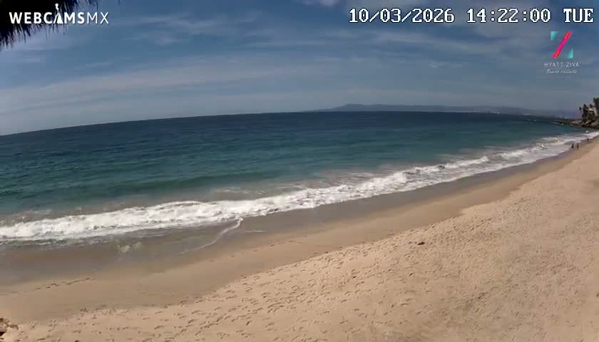 Hyatt Ziva, Playa Les Escates Beach Live Cam - Puerto Vallarta, Jalisco, Mexico