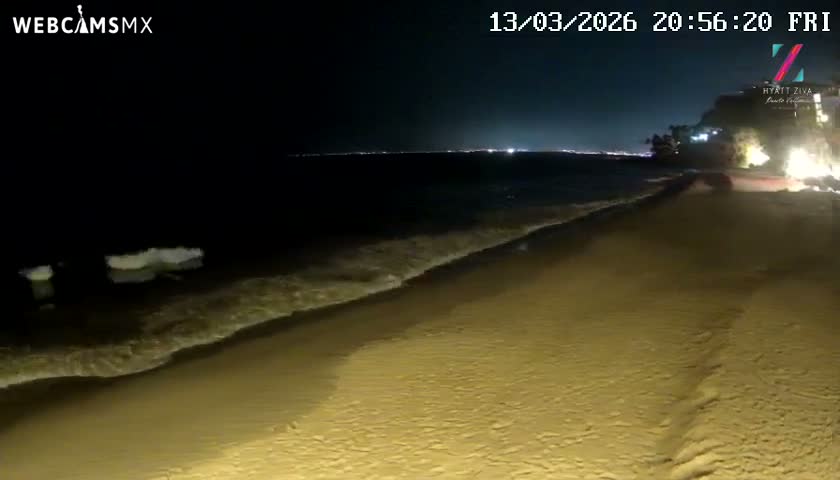 Hyatt Ziva, Playa Les Escates Beach Live Cam - Puerto Vallarta, Jalisco, Mexico