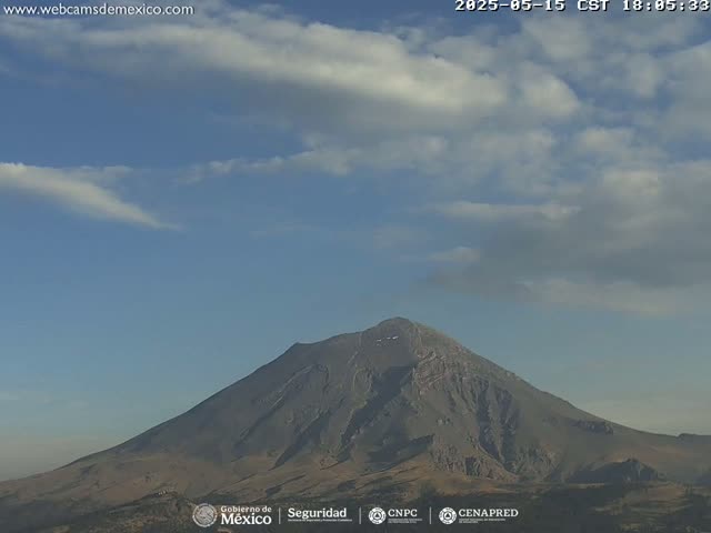 Volcán Popocatepetl Volcano from Centro Altzomoni - San Rafael,  Estado de México, Mexico