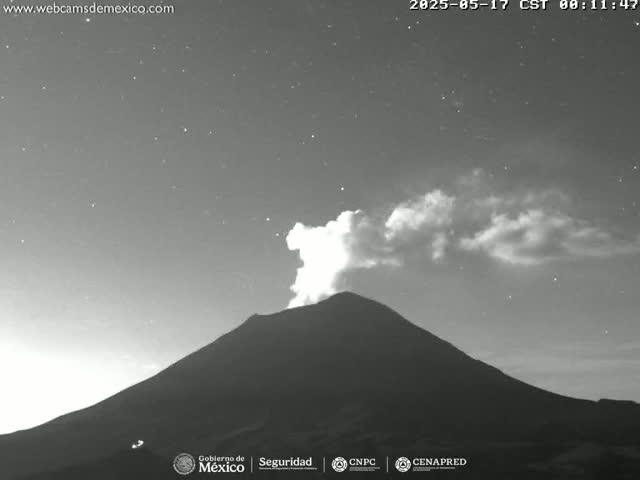 Volcán Popocatepetl Volcano from Centro Altzomoni - San Rafael,  Estado de México, Mexico