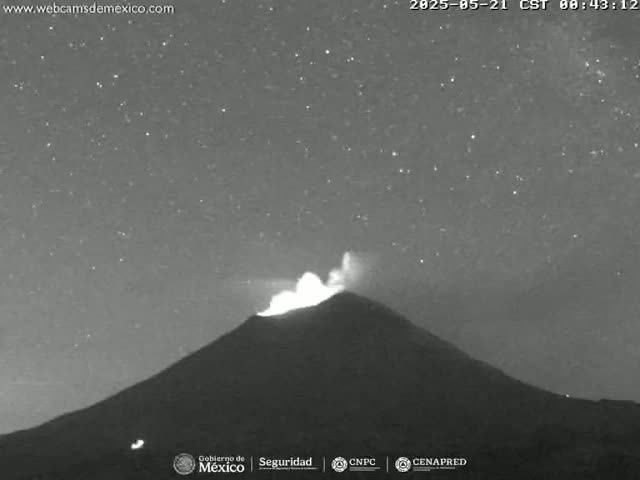 Volcán Popocatepetl Volcano from Centro Altzomoni - San Rafael,  Estado de México, Mexico