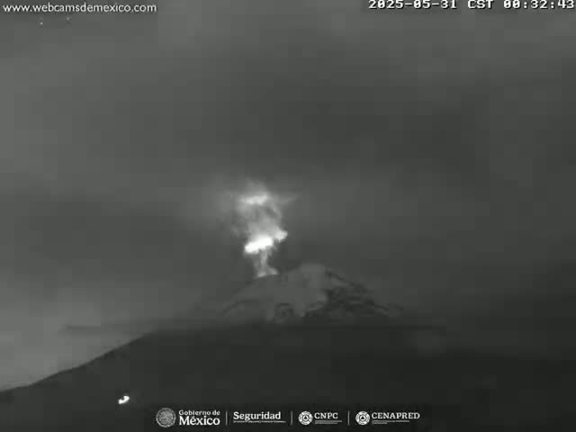 Volcán Popocatepetl Volcano from Centro Altzomoni - San Rafael,  Estado de México, Mexico