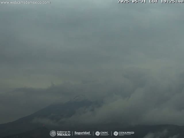 Volcán Popocatepetl Volcano from Centro Altzomoni - San Rafael,  Estado de México, Mexico