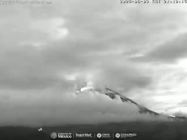 Volcán Popocatepetl Volcano from Centro Altzomoni - San Rafael,  Estado de México, Mexico
