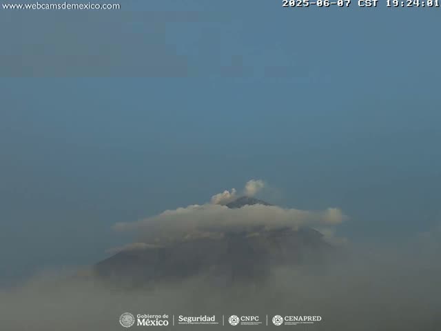 Volcán Popocatepetl Volcano from Centro Altzomoni - San Rafael,  Estado de México, Mexico