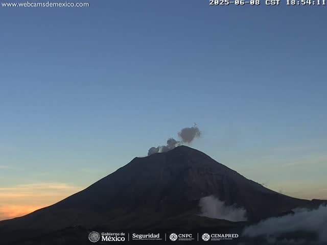 Volcán Popocatepetl Volcano from Centro Altzomoni - San Rafael,  Estado de México, Mexico