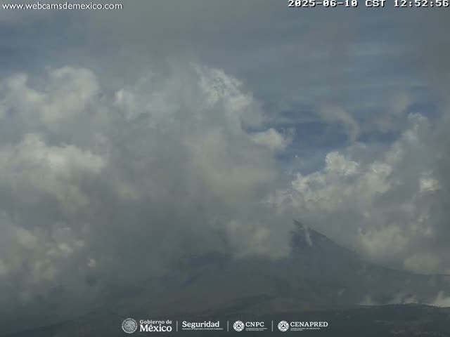 Volcán Popocatepetl Volcano from Centro Altzomoni - San Rafael,  Estado de México, Mexico