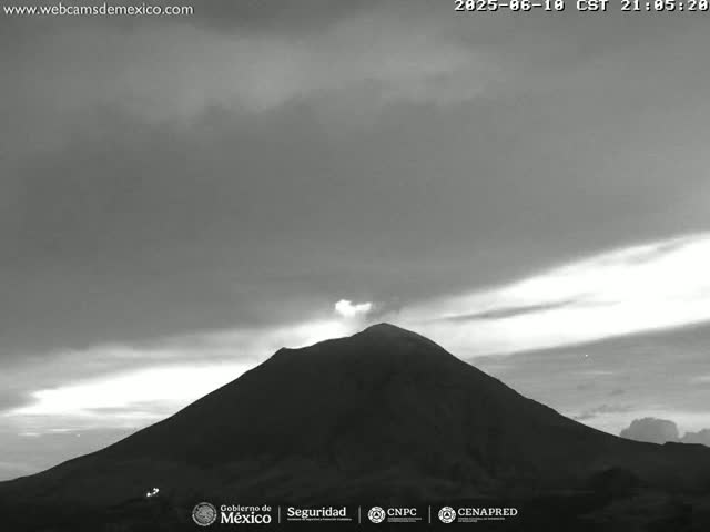 Volcán Popocatepetl Volcano from Centro Altzomoni - San Rafael,  Estado de México, Mexico