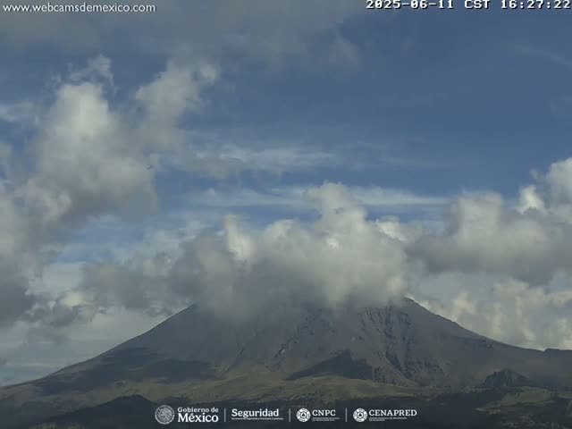 Volcán Popocatepetl Volcano from Centro Altzomoni - San Rafael,  Estado de México, Mexico