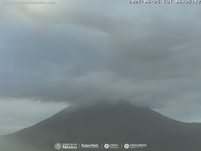 Volcán Popocatepetl Volcano from Centro Altzomoni - San Rafael,  Estado de México, Mexico