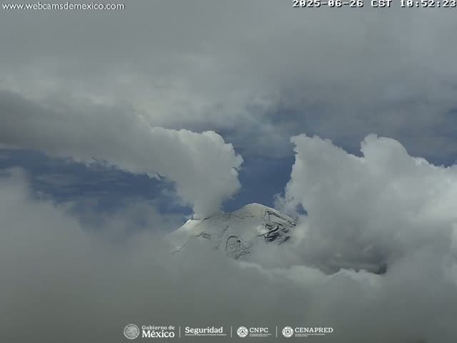 Volcán Popocatepetl Volcano from Centro Altzomoni - San Rafael,  Estado de México, Mexico