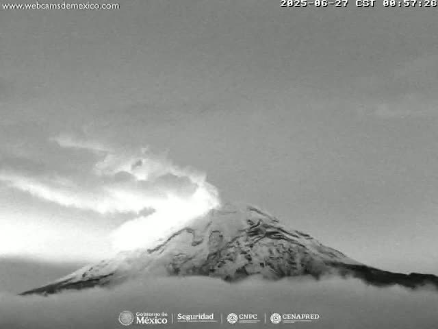 Volcán Popocatepetl Volcano from Centro Altzomoni - San Rafael,  Estado de México, Mexico