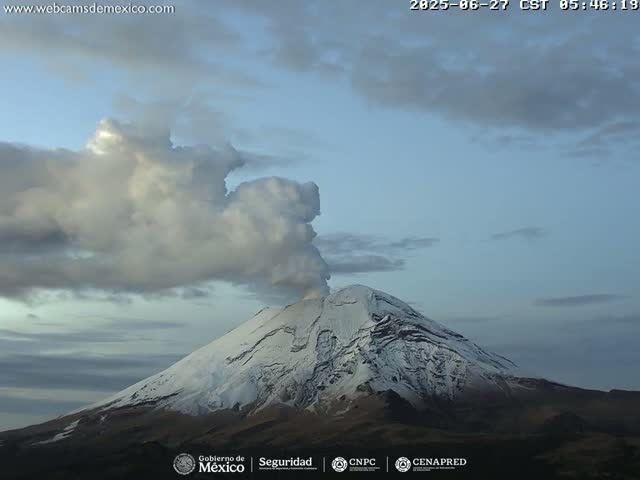 Volcán Popocatepetl Volcano from Centro Altzomoni - San Rafael,  Estado de México, Mexico