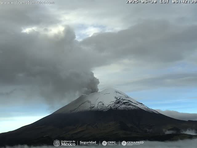 Volcán Popocatepetl Volcano from Centro Altzomoni - San Rafael,  Estado de México, Mexico