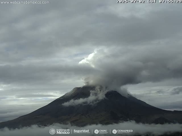 Volcán Popocatepetl Volcano from Centro Altzomoni - San Rafael,  Estado de México, Mexico