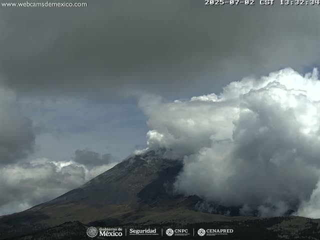 Volcán Popocatepetl Volcano from Centro Altzomoni - San Rafael,  Estado de México, Mexico