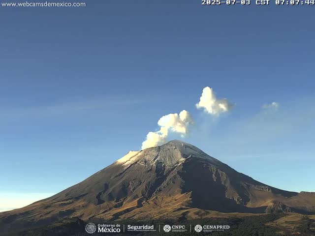 Volcán Popocatepetl Volcano from Centro Altzomoni - San Rafael,  Estado de México, Mexico