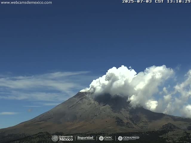 Volcán Popocatepetl Volcano from Centro Altzomoni - San Rafael,  Estado de México, Mexico