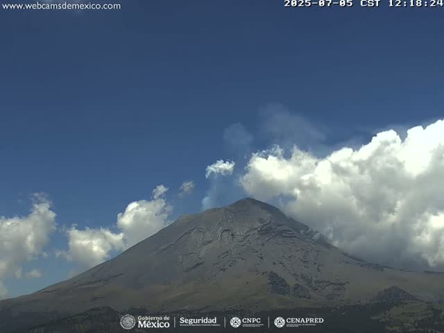 Volcán Popocatepetl Volcano from Centro Altzomoni - San Rafael,  Estado de México, Mexico