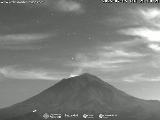 Volcán Popocatepetl Volcano from Centro Altzomoni - San Rafael,  Estado de México, Mexico