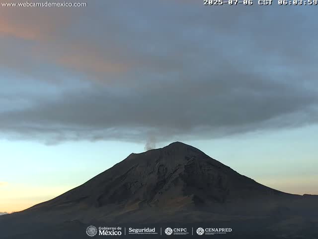 Volcán Popocatepetl Volcano from Centro Altzomoni - San Rafael,  Estado de México, Mexico