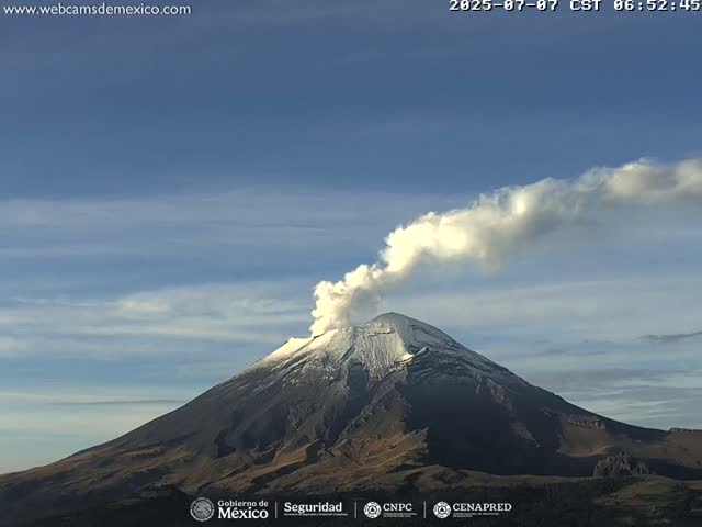 Volcán Popocatepetl Volcano from Centro Altzomoni - San Rafael,  Estado de México, Mexico