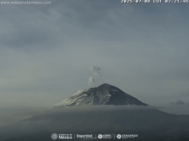 Volcán Popocatepetl Volcano from Centro Altzomoni - San Rafael,  Estado de México, Mexico