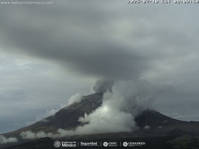 Volcán Popocatepetl Volcano from Centro Altzomoni - San Rafael,  Estado de México, Mexico