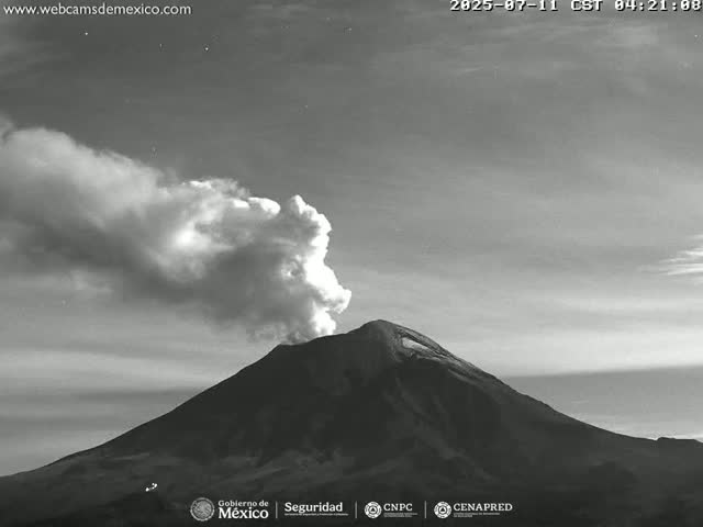 Volcán Popocatepetl Volcano from Centro Altzomoni - San Rafael,  Estado de México, Mexico