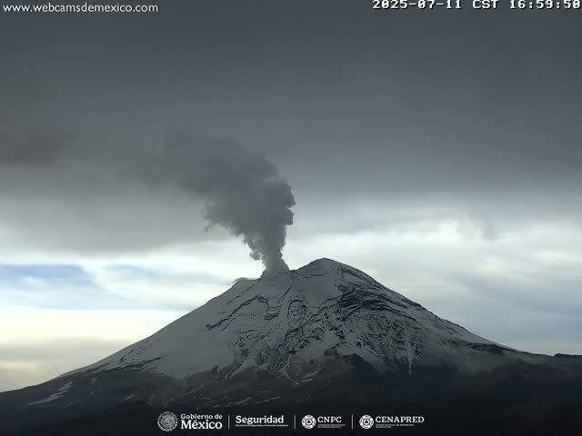 Volcán Popocatepetl Volcano from Centro Altzomoni - San Rafael,  Estado de México, Mexico
