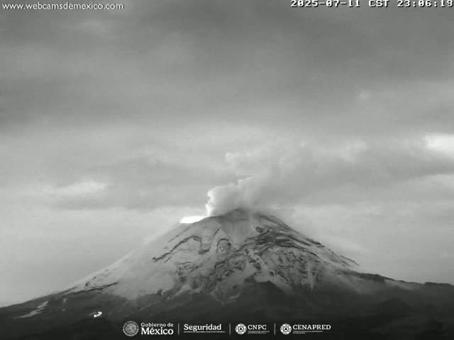 Volcán Popocatepetl Volcano from Centro Altzomoni - San Rafael,  Estado de México, Mexico