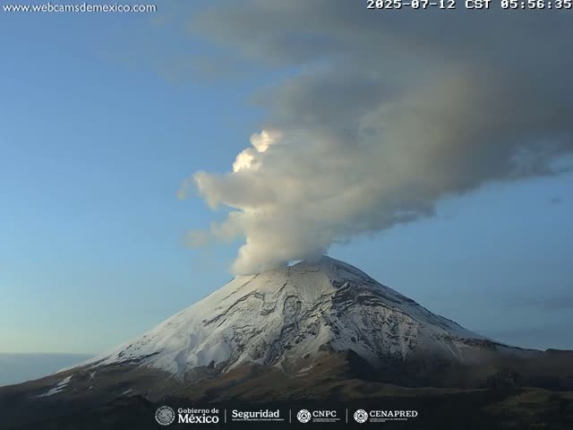 Volcán Popocatepetl Volcano from Centro Altzomoni - San Rafael,  Estado de México, Mexico