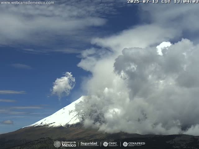 Volcán Popocatepetl Volcano from Centro Altzomoni - San Rafael,  Estado de México, Mexico