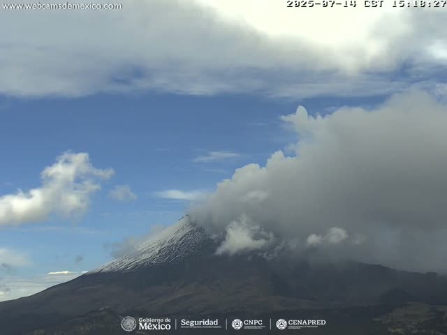Volcán Popocatepetl Volcano from Centro Altzomoni - San Rafael,  Estado de México, Mexico