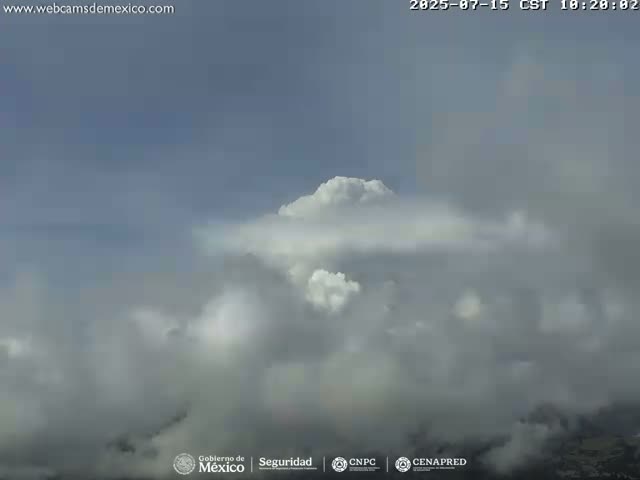 Volcán Popocatepetl Volcano from Centro Altzomoni - San Rafael,  Estado de México, Mexico