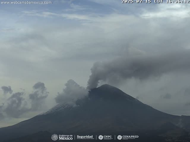 Volcán Popocatepetl Volcano from Centro Altzomoni - San Rafael,  Estado de México, Mexico