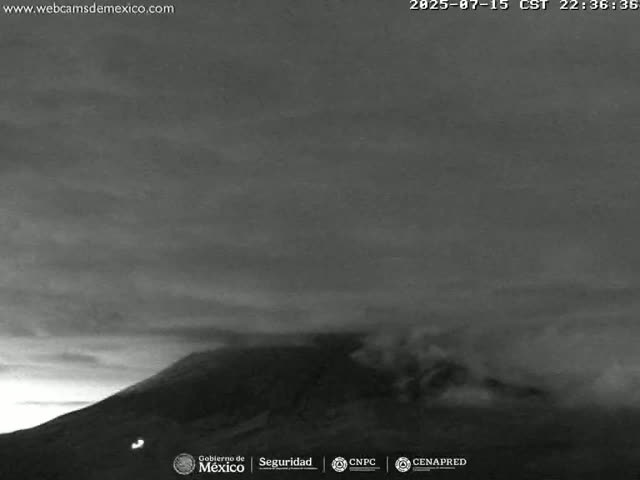 Volcán Popocatepetl Volcano from Centro Altzomoni - San Rafael,  Estado de México, Mexico
