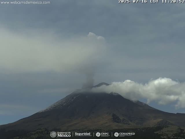 Volcán Popocatepetl Volcano from Centro Altzomoni - San Rafael,  Estado de México, Mexico