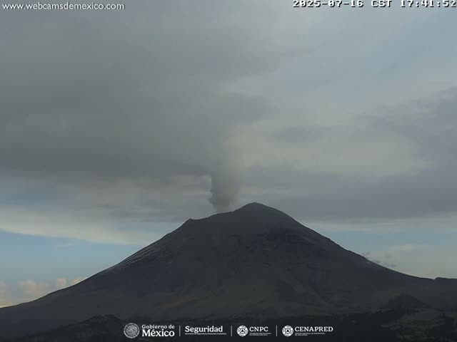 Volcán Popocatepetl Volcano from Centro Altzomoni - San Rafael,  Estado de México, Mexico